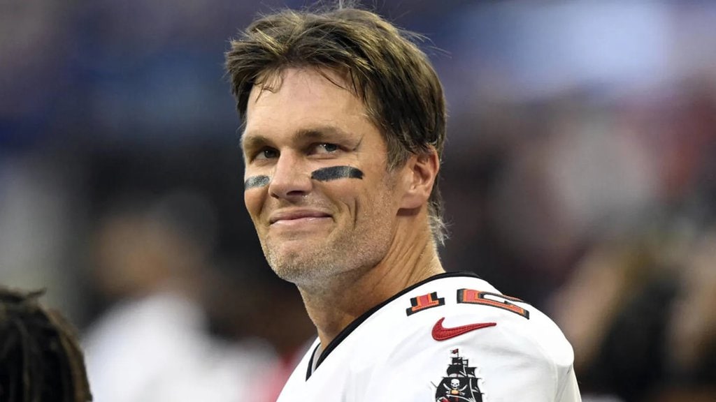 Tom Brady playing for the Tampa Bay Bucaneers