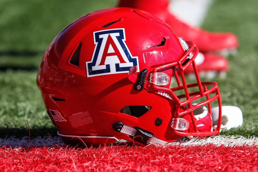 Arizona college football team helmet