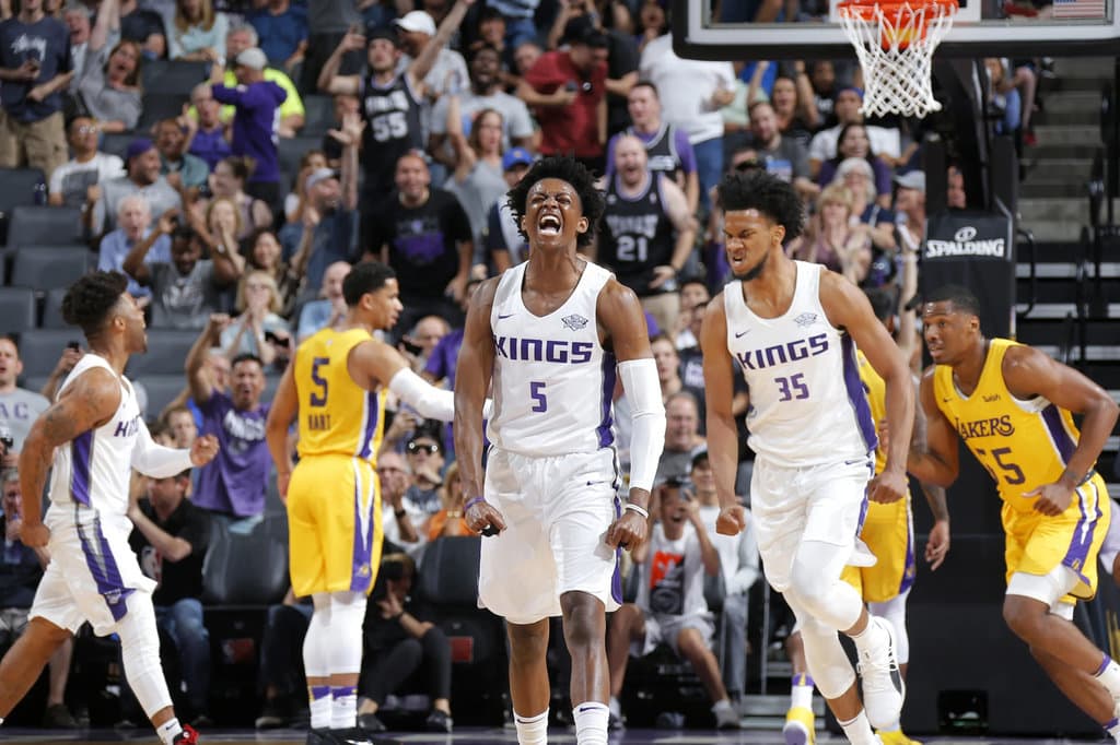 The Kings during a game