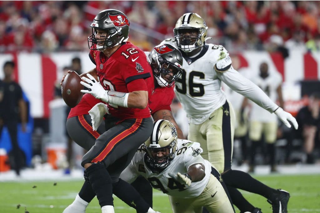 Shot from the Game - New Orleans Saints vs. Tampa Bay Buccaneers