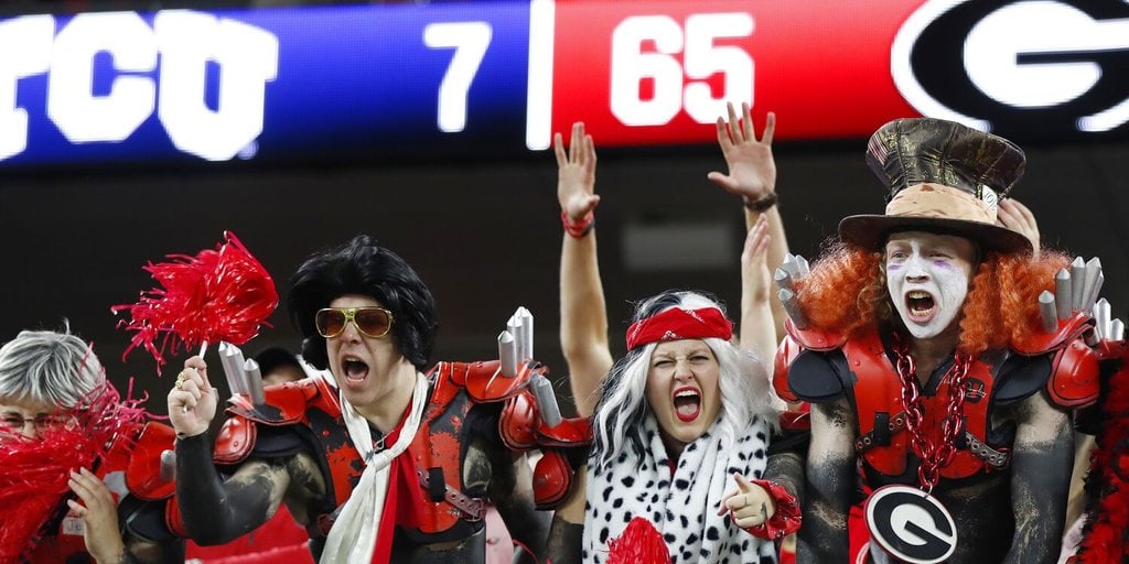 Georgia fans rejoice as their team claims victory